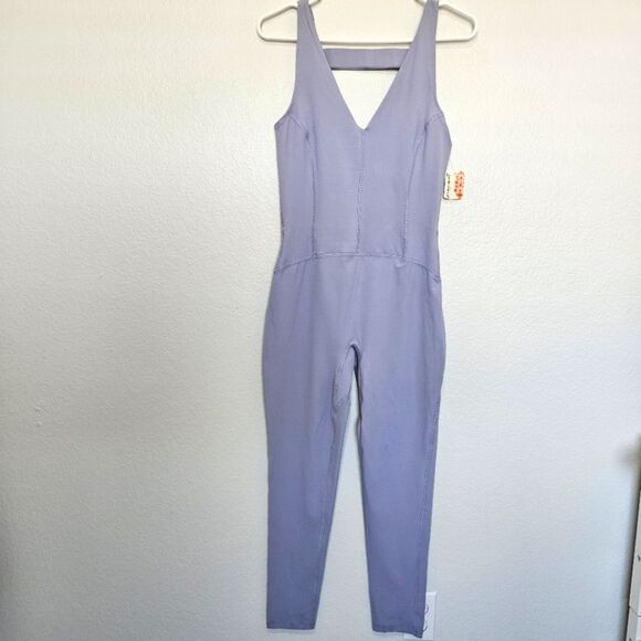 NWT FP Movement Free People | Never Better One-Piece Platinum Womens Large - Picture 5 of 11